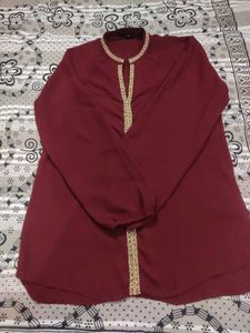 Elegant Maroon Kurta