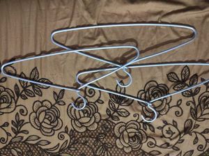 pack of 3 Metal Clothes Hangers