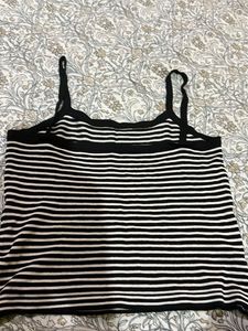 Striped Crop Tank Top
