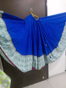 Blue Ethnic Skirt