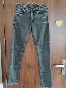 Gray Denim Jeans