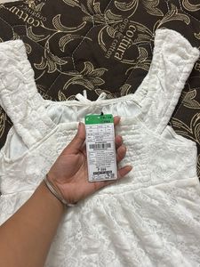 Elegant White Lace Dress