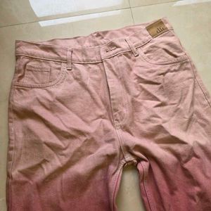 Vintage Pink Gradient Jeans