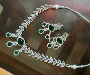AD American Diamond Necklace Set