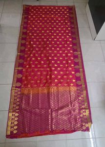 Flawless Orange/Pink Kanchivaram Saree