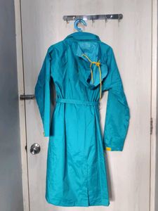 Zeel Teal &amp; Yellow Rain Coat