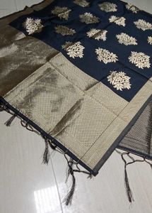 Black Bnarasi Dupatta