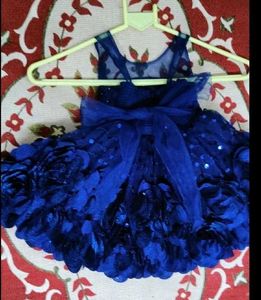 Sparkling Royal Blue Party Dress
