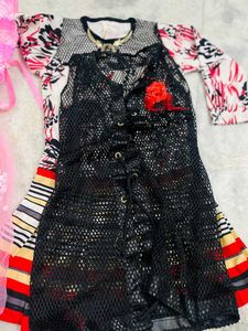 %new Baby Girl Frock 3 Combo