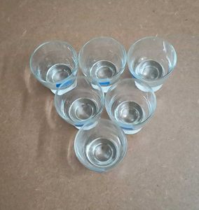 Set of 6 Ocean Sake Glasses