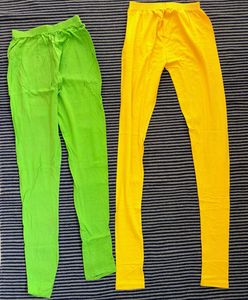 Set of 2 Bright Colored Leggings