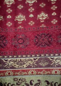 Elegant Red and Gold shawl