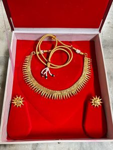 Exquisite pure 22K gold plated jewellery set