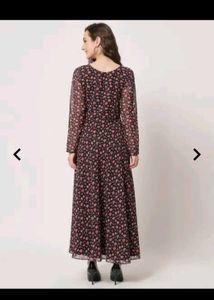 Floral Print Long Kurta