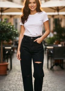 Ripped Black Jeans