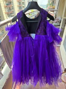 Cute Purple Party Dress
