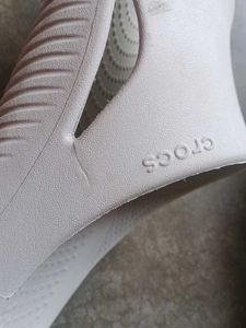 CROCS White Sliders