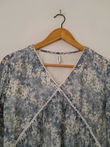 Grey Printed Top (Women's)