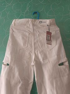 Off White Cargo Pant