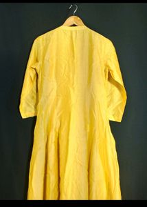 Yellow Women's Long Kurta