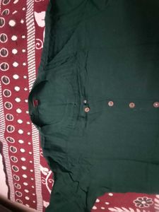 Stylish Dark Green Kurta with dupatta