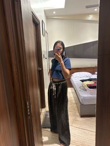 Korean bottoms with rope tie