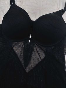 padded h&amp;m pushup mesh body suit