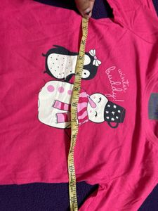 Pink Tee For Baby Girls