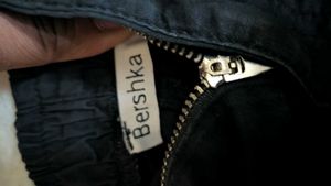 bershka Black Cargo Pants
