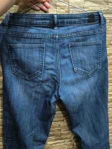 Classic Blue Straight-Fit Denim Jeans