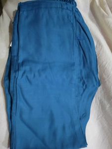 Elegant Blue Embroidered Kurta Set