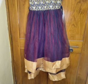 Beautiful Girls' Embroidered Gown