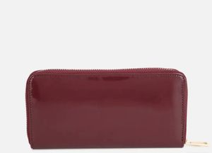 FOREVER 21 Women Maroon &amp; Gold-Toned Zip Detail PU