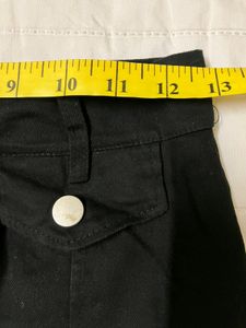 Black Denim Skirt