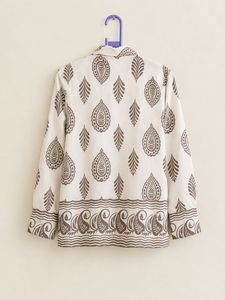 Stylish Printed Button-Up Shirt