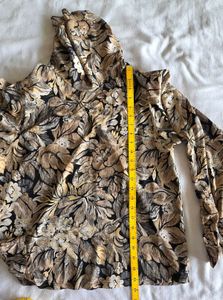Vintage Floral Print Top