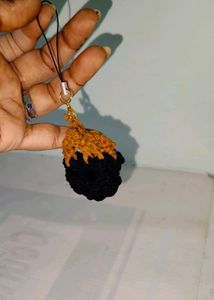 Handmade Crochet Charm Keychain