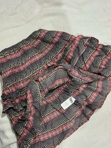 Tiered Pattern Skirt