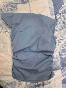 Blue Bodycon Top