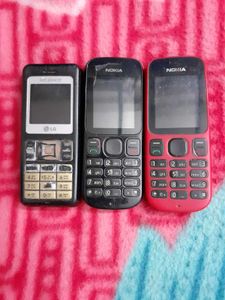 Combo of Nokia LG phone