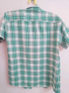Men's Green Plaid Shirt