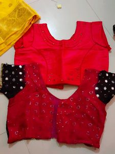 2 blouse and 1 duppatta set