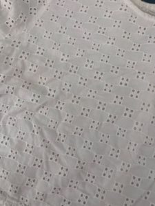 White Broderie Anglaise Crop Top