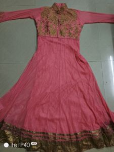 Pink Anarkali With Wonderful Duppatta..