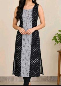 Stylish Sleeveless Kurta