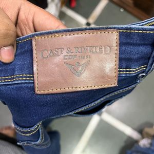 Dark Blue Denim Jeans