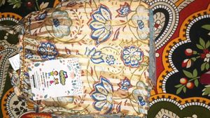 Ethnic Print Kurta Set with Dupatta size available