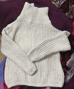 Knit Zip-Up Sweater