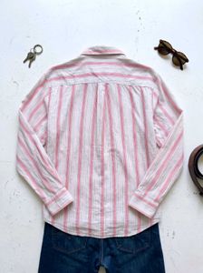 Korean Y2K Candy Stripe Streetwear Shirt