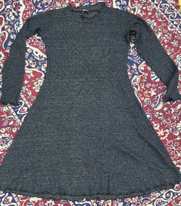 Sparkly Long-Sleeve Knit Dress